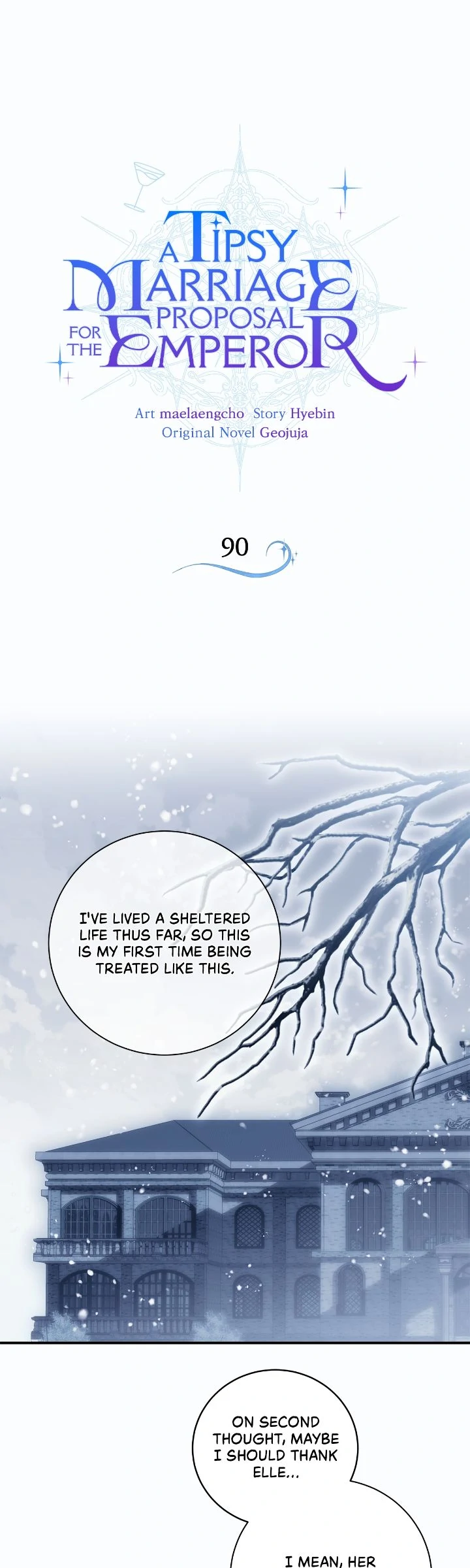 A Tipsy Marriage Proposal for the Emperor chapter 90 page 1