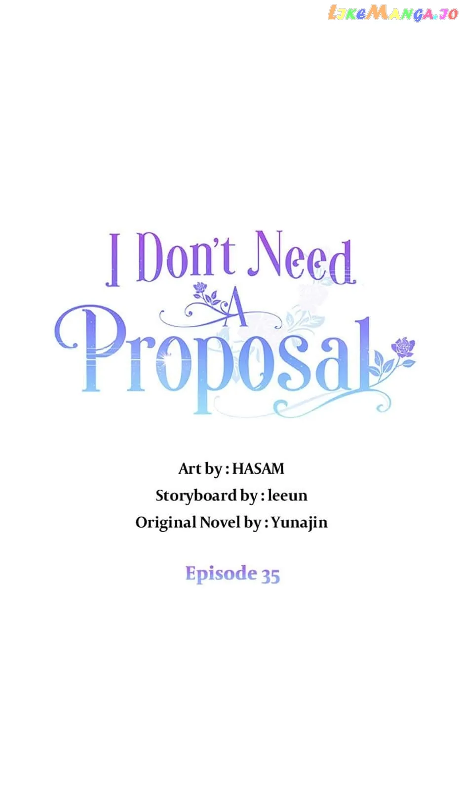 I Didn’t Save You To Get Proposed To chapter 35 page 1